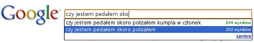 10 nieprzewidywalnych auto-uzupełnień w Google 3