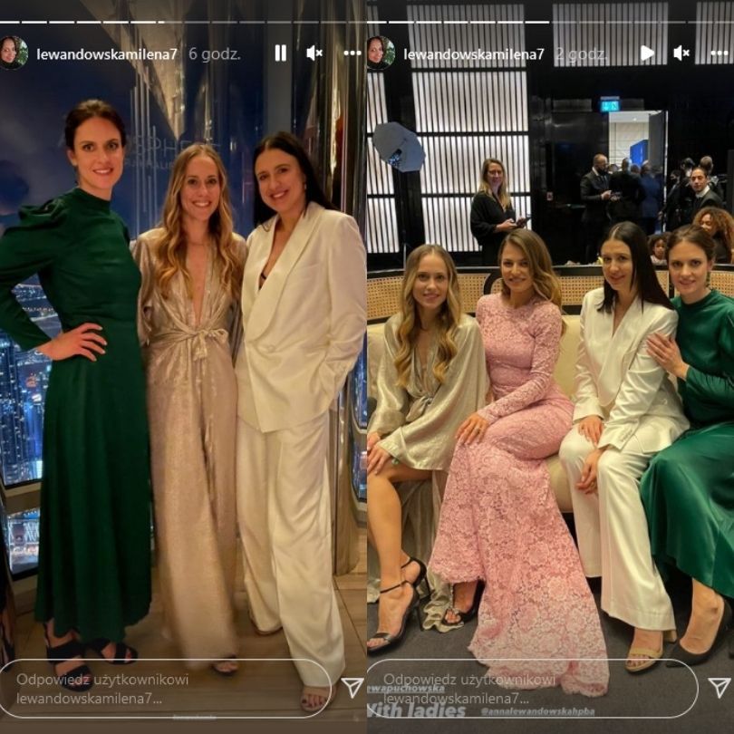 Siostra Roberta Lewandowskiego wspiera go w Dubaju(Instagram)