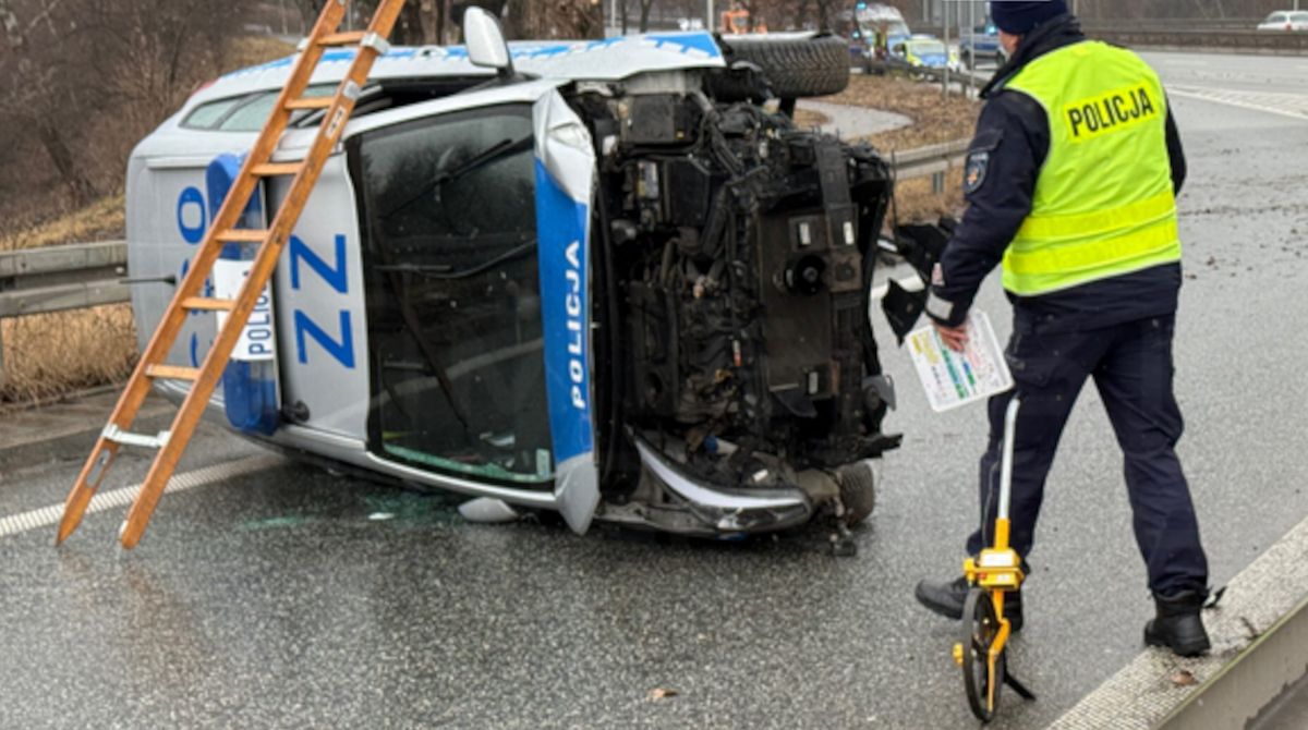 Pościg za busem w Warszawie.
