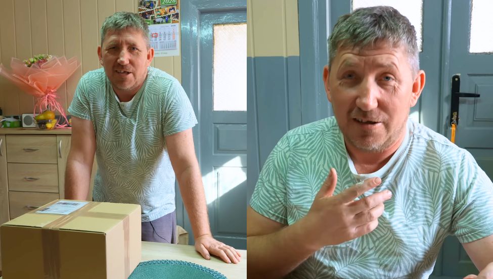 Andrzej z Plutycz pokazał otwartą paczkę. Jarek: "Stołu nie będziesz miał"