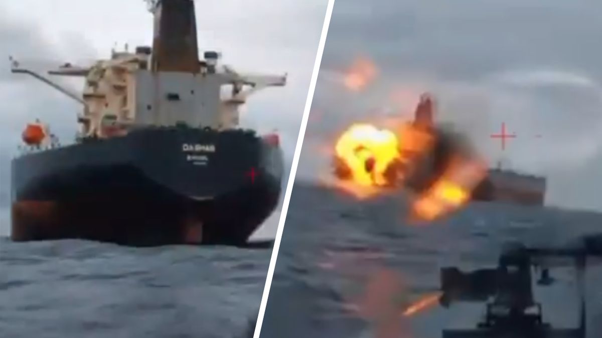 Atak na rosyjską flotę cieni. Jest spektakularne nagranie