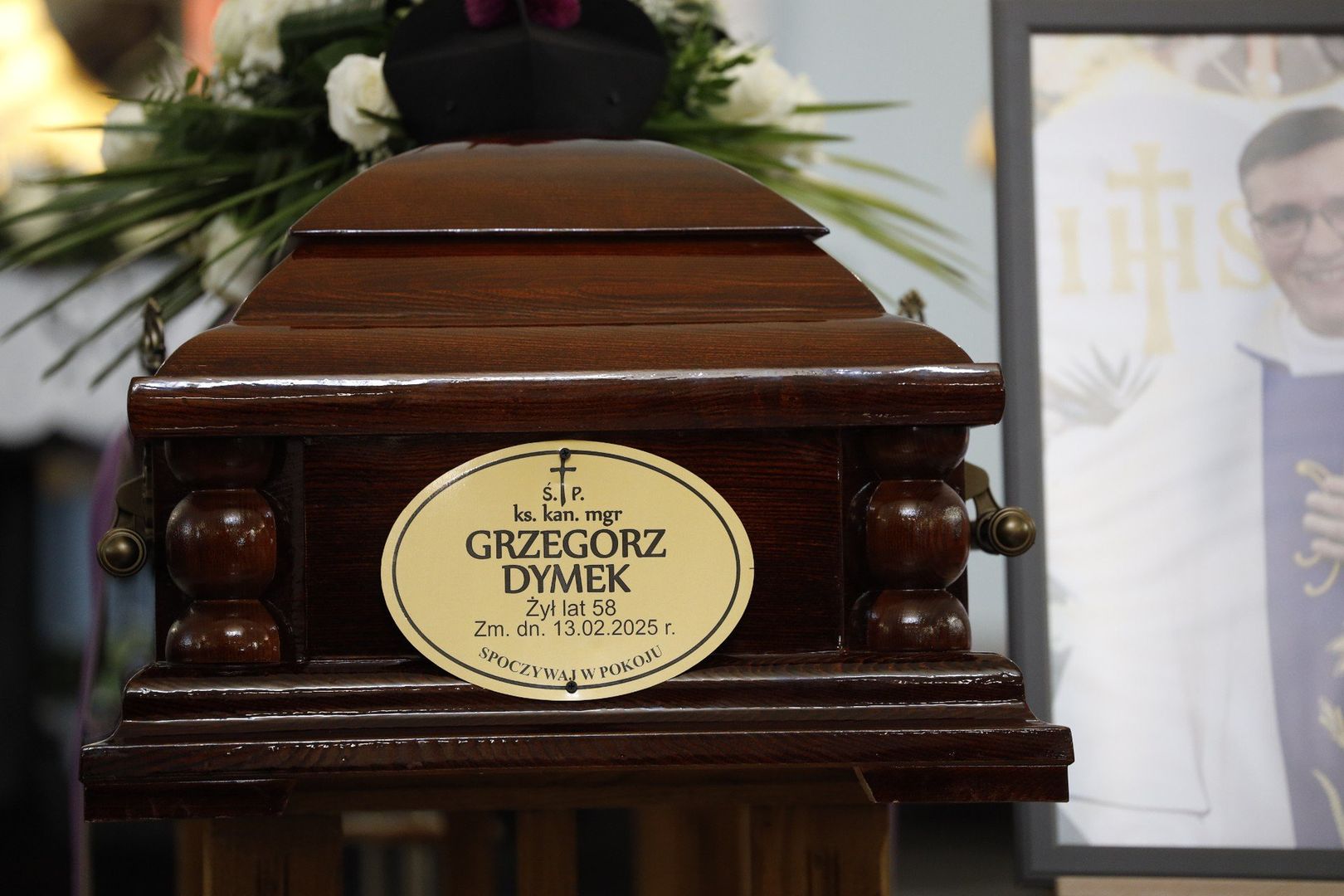 Pogrzeb zabitego ks. Grzegorza Dymka