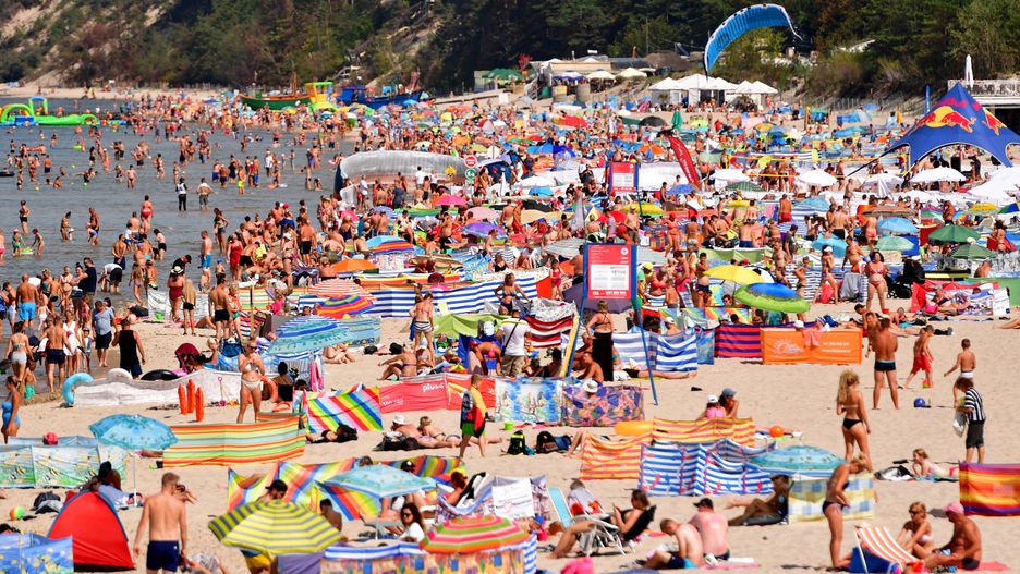 Plaża w Międzyzdrojach 