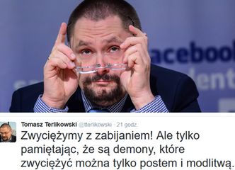 Terlikowski o protestach przeciwko zaostrzeniu ustawy aborcyjnej: "Szatan szaleje! Zwyciężymy z zabijaniem!"