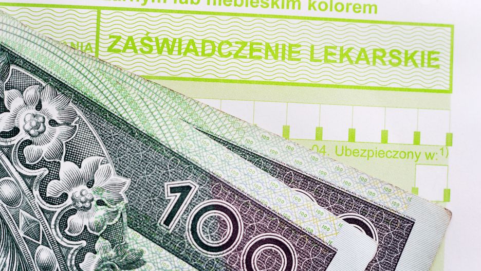Rok 2020 był rekordowy pod względem zwolnień lekarskich 
