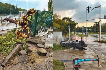 Takiej nawałnicy Warszawa jeszcze nie widziała. Wiatr łamał drzewa