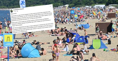Policjantka w szoku po tym, co zobaczyła na plaży. Przestrzega rodziców