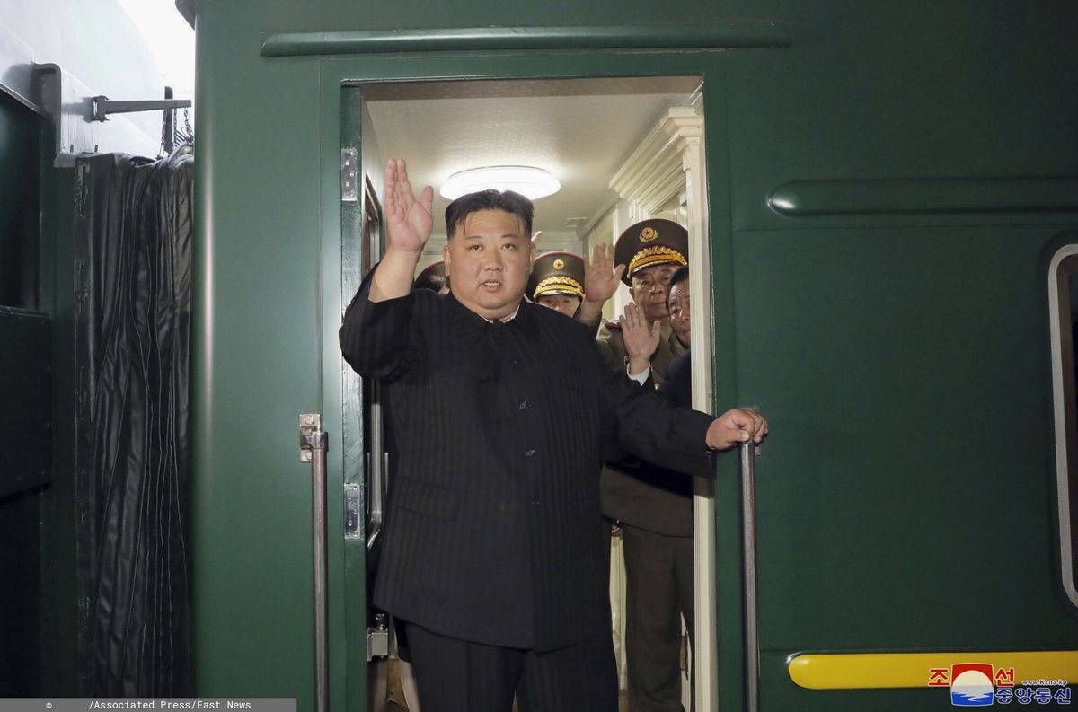 Kim Dzong Un w drodze na spotkanie z Putinem