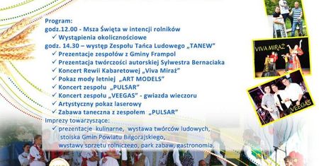 Dożynki Powiatowe we Frampolu 2019. Gwiazdą wieczoru będzie Veegas