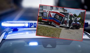 Wjechał prosto w karetkę. O krok od tragedii