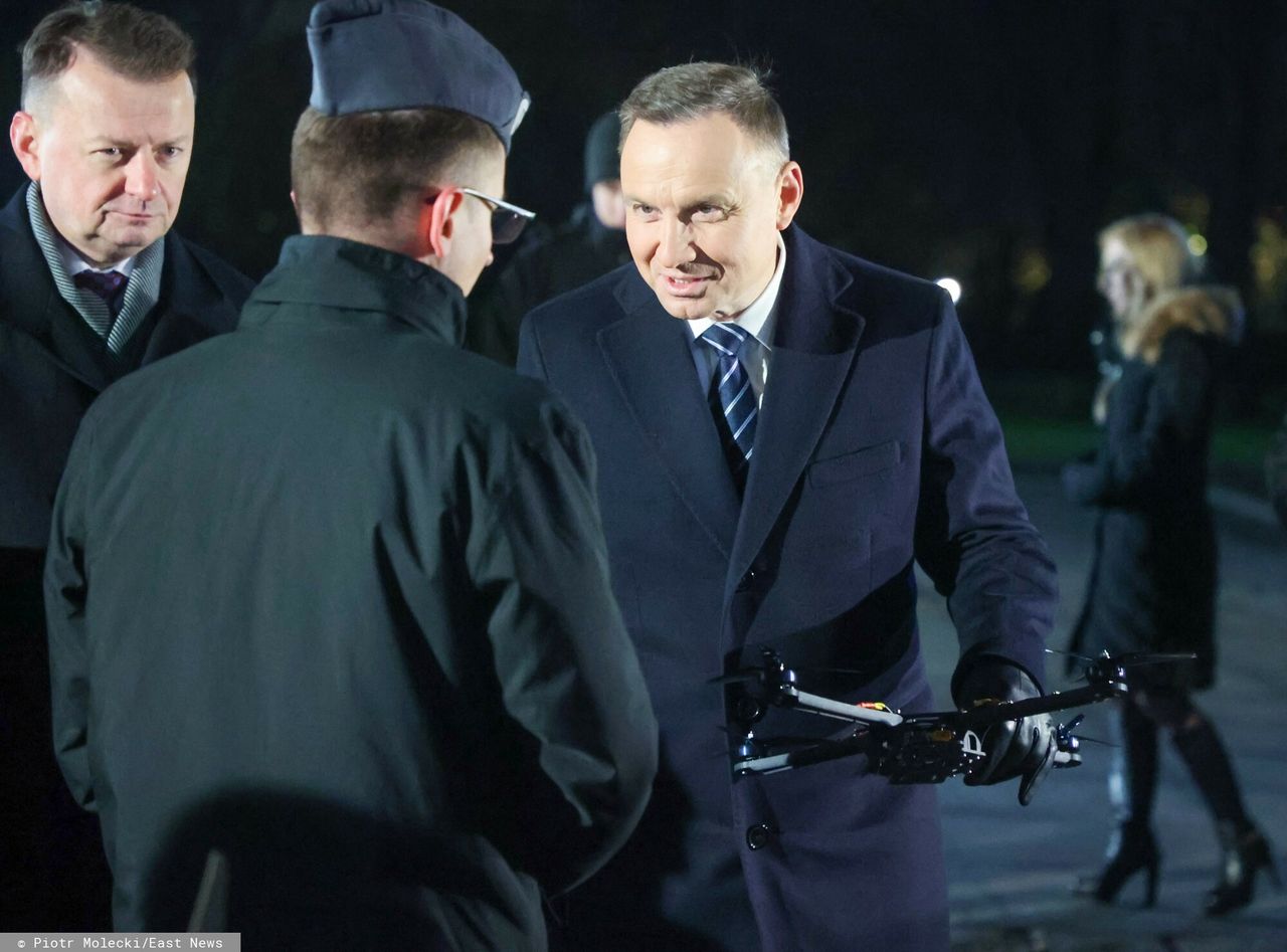 Prezydent Andrzej Duda i szef MON Mariusz Błaszczak