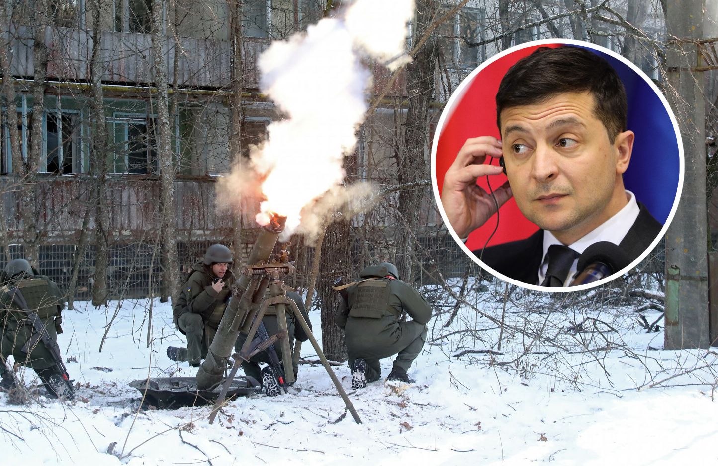 Zełenski: Rosjanie próbują zdobyć teren Czarnobyla 