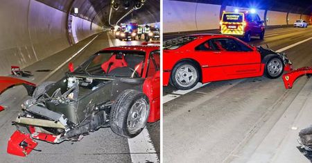 24-letni pracownik rozbił kultowe Ferrari warte fortunę