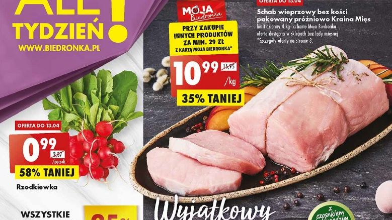 Biedronka gazetka od poniedziałku 11.04