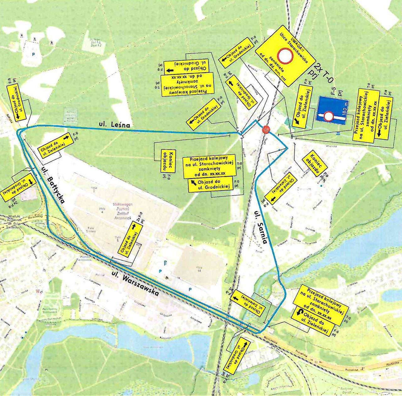 Poznań: Ulica Starachowicka zostanie zamknięta. Od czwartku rusza przebudowa kolejowej obwodnicy towarowej