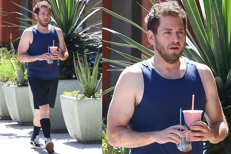 Jonah Hill wychodzi z siłowni w Los Angeles