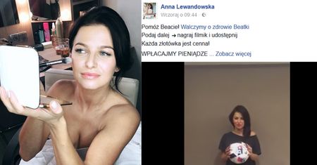 Lewandowska apeluje o pomoc dla koleżanki! Fani atakują: "Czemu sama nie pomożesz?"
