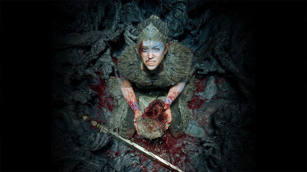 Hellblade: Senua’s Sacrifice - Senua z czaszką