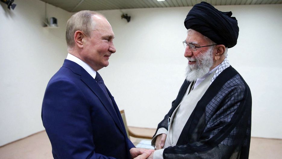 Władimir Putin i Ali Chamenei