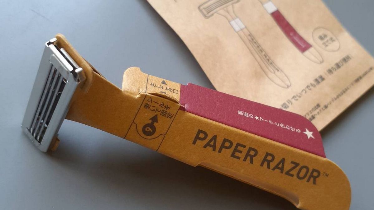 Tekturowa maszynka do golenia