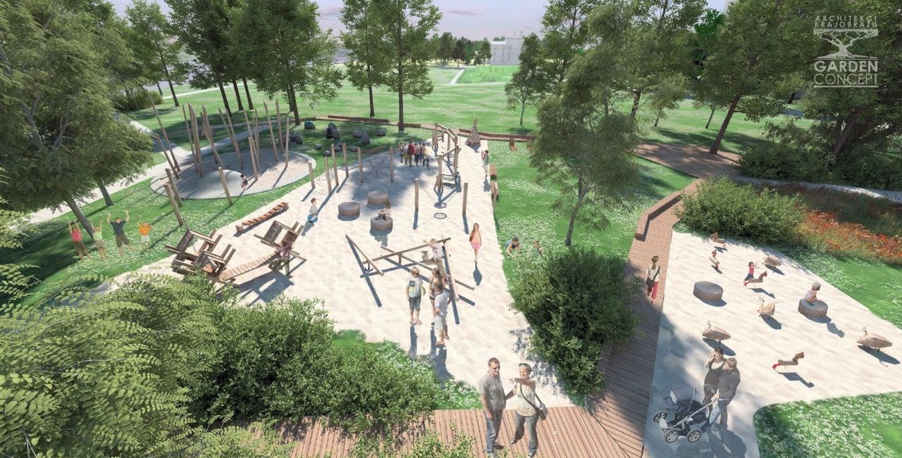 Lublin: Cztery firmy chcą zająć się rewitalizacją Błoni pod Zamkiem. Powstanie całoroczna przestrzeń do wypoczynku