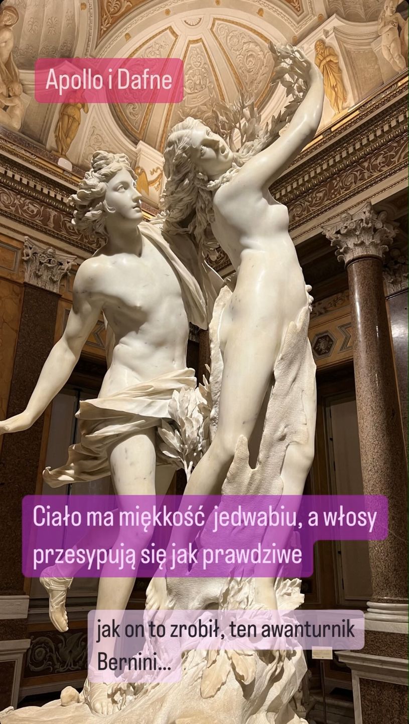 Magdalena Ogórek relacjonuje zwiedzanie Rzymu 