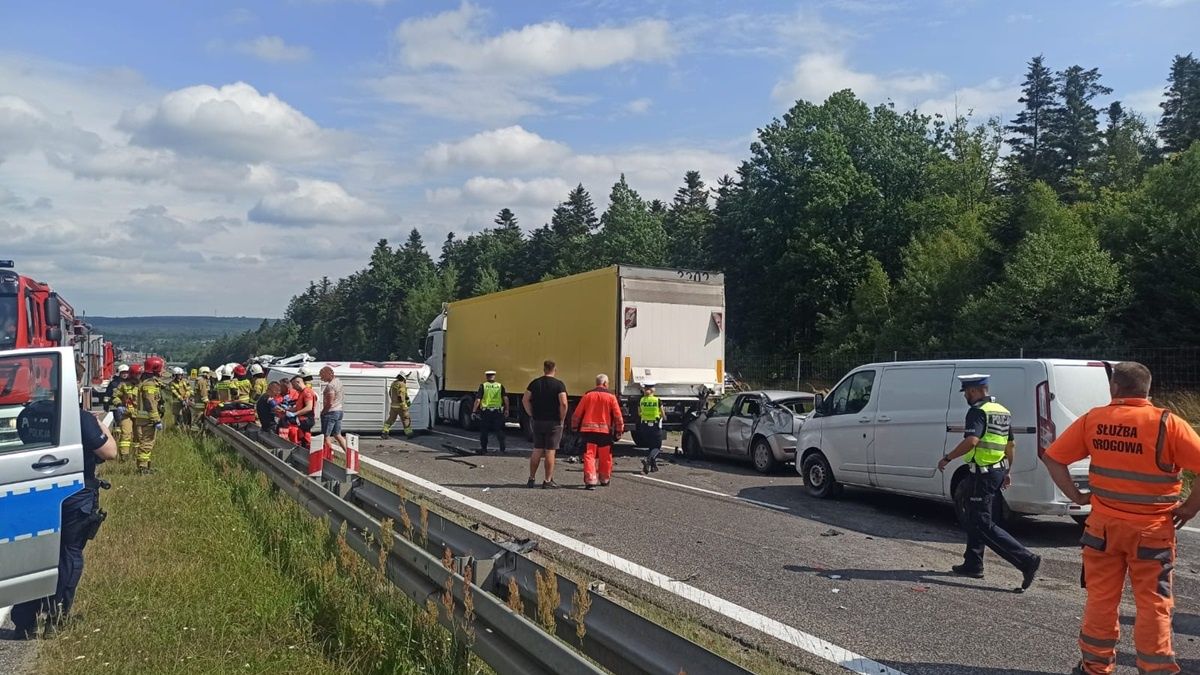 Wypadek w Skarżysku - Kamiennej.