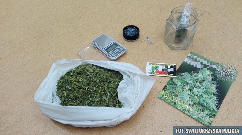 18-latek zatrzymany za posiadanie aż 127 gramów marihuany