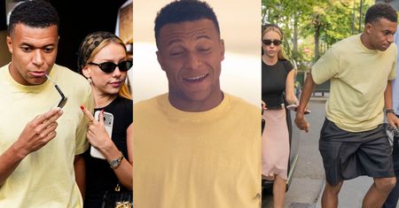 Mbappé OD STÓP DO GŁÓW w Diorze wybrał się na shopping Z DZIEWCZYNĄ. Ładnie im razem? (ZDJĘCIA)