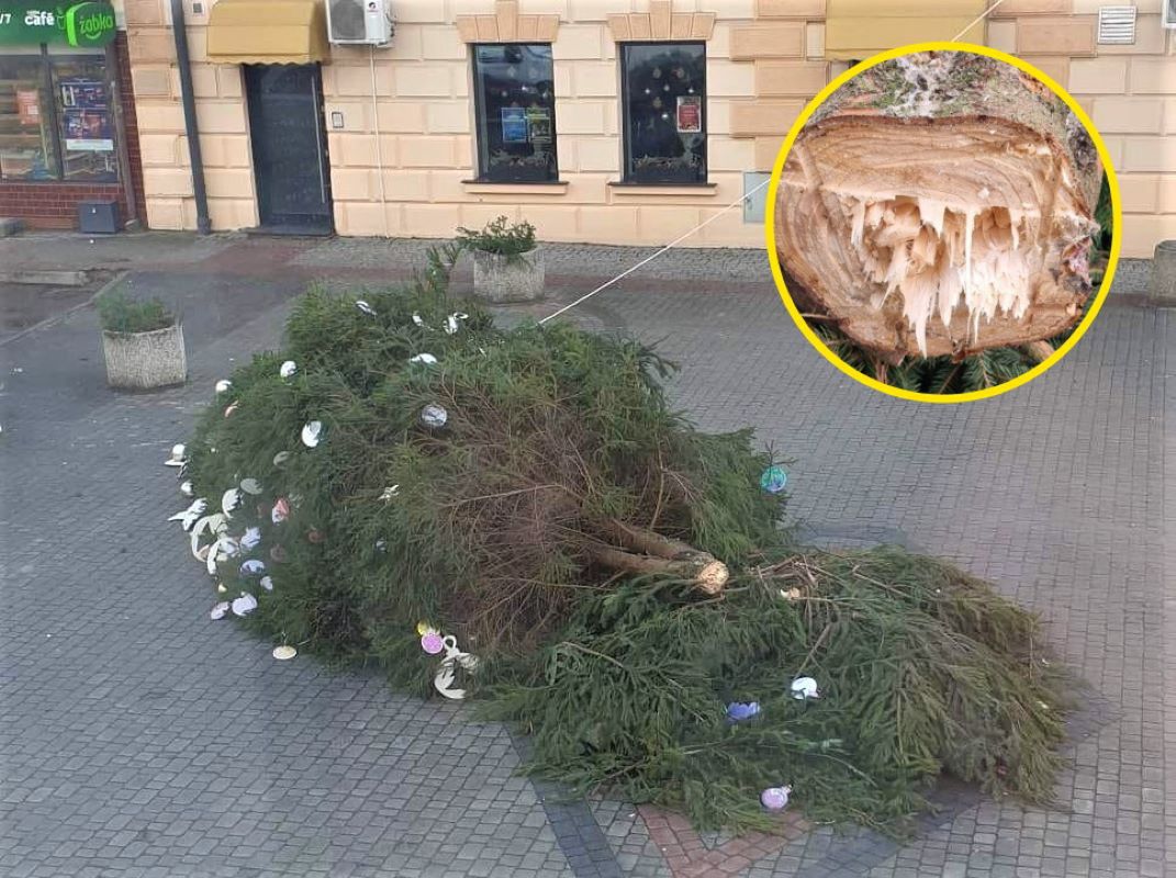 Świąteczny skandal w Lesku. Burmistrz pokazał zdjęcia