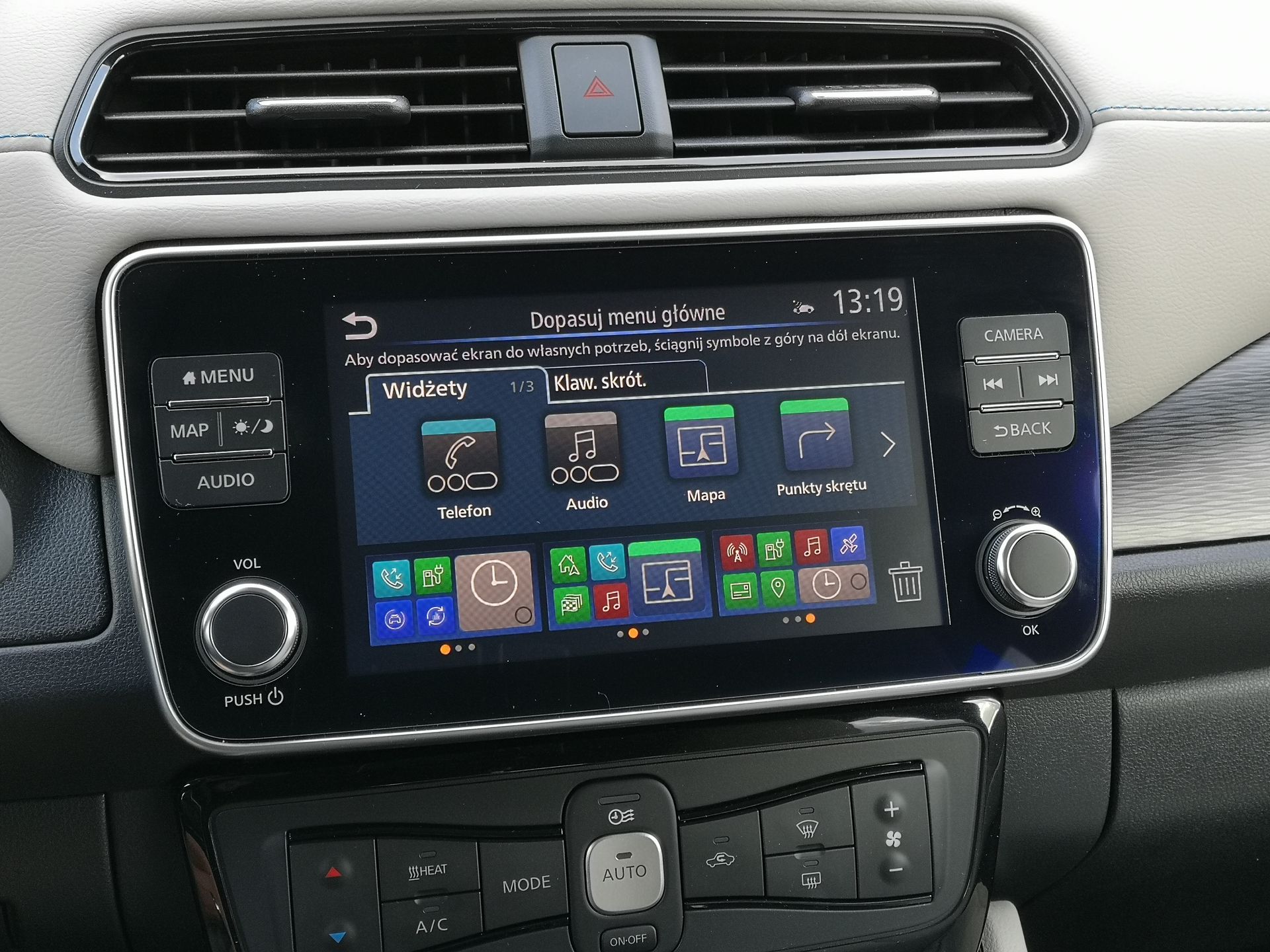 Nissan Leaf e+: Systemy wsparcia kierowcy, zarządzania energią oraz audio Bose 11