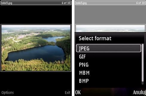 Konwerter plików graficznych dla Symbiana