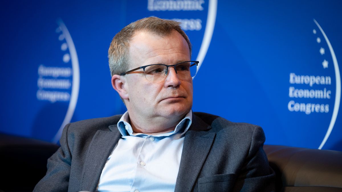 Ludwik Kotecki (Member of the Monetary Policy Council, Poland) during the European Economic Congress in Katowice, Poland on April 25, 2022 (Photo by Mateusz Wlodarczyk/NurPhoto via Getty Images)