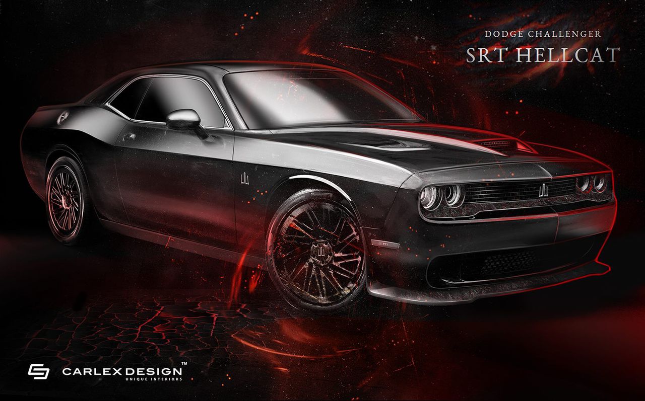 Dodge Challenger Hellcat w stylu "Obcego" od Carlex Design