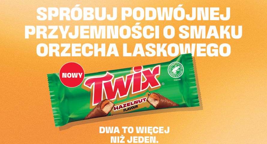 Debiut batona Twix Hazelnut w Polsce wsparty kampanią