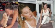 Gibka Małgorzata Rozenek bezskutecznie walczy o chwilę spokoju na jogowej macie: "Prosiłam, BŁAGAŁAM..."