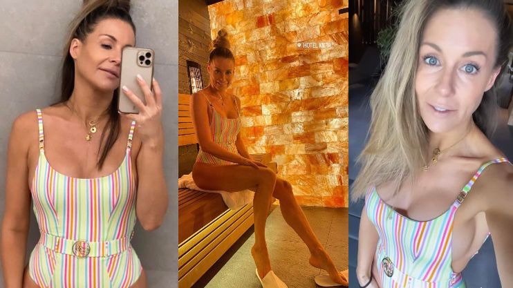 Małgorzata Rozenek chwali się sylwetką w kostiumie kąpielowym