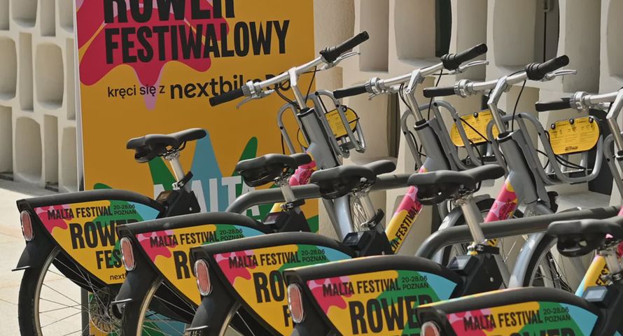Nextbike udostępnia rowery na Malta Festival