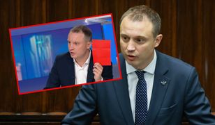 Nagle wyciągnął czerwoną kartkę. Zaskoczył w programie na żywo