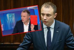 Nagle wyciągnął czerwoną kartkę. Zaskoczył w programie na żywo