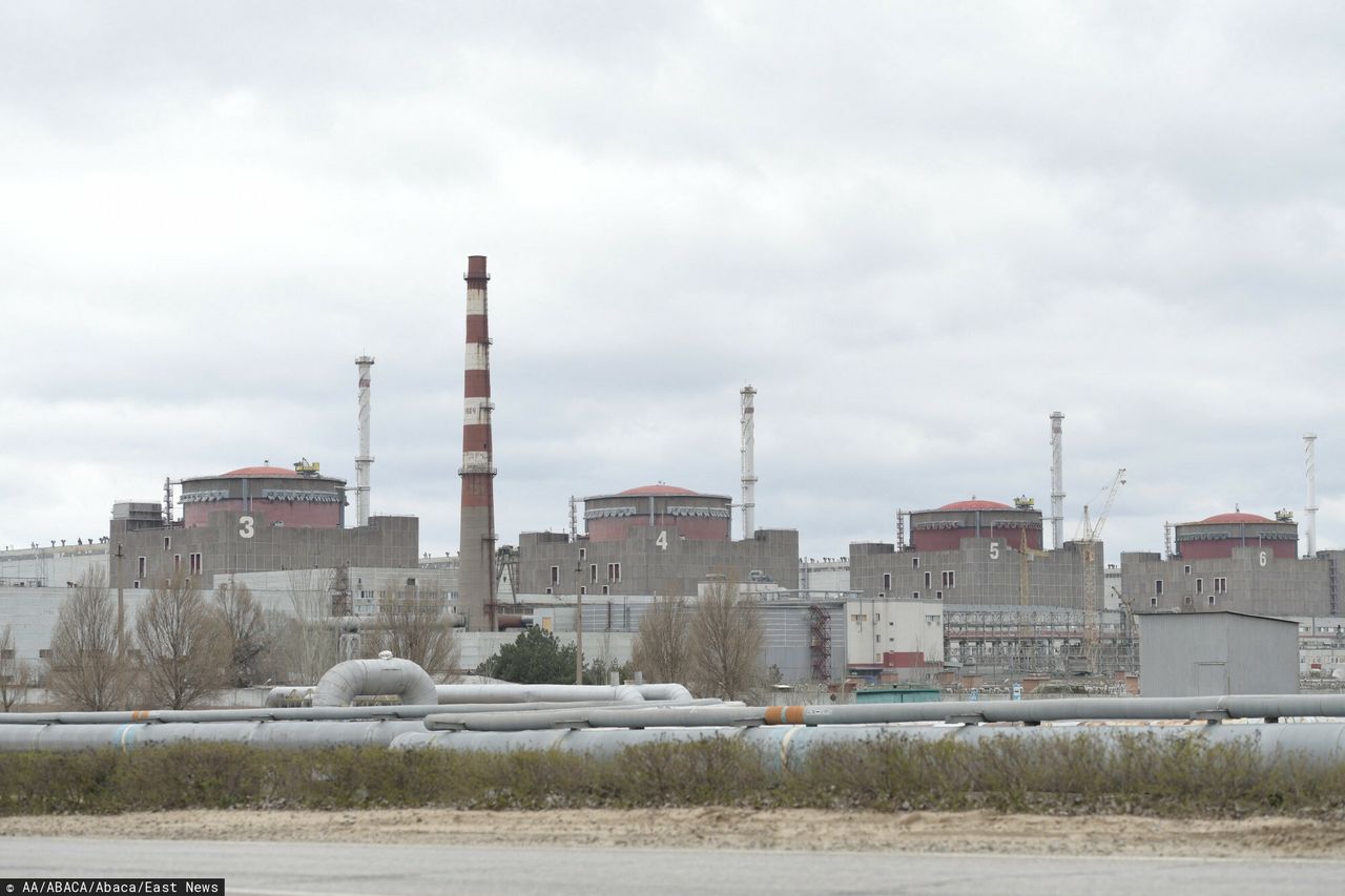 Zaporoska elektrownia atomowa okupowana przez Rosjan 