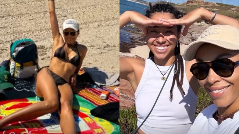 Omenaa Mensah pozuje w bikini