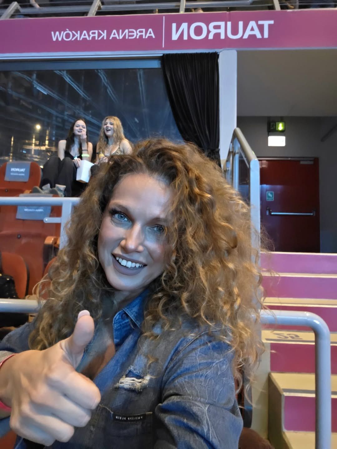 Joanna Liszowska na koncercie Katy Perry 