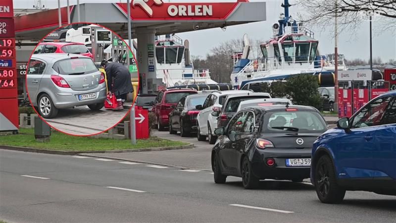 Niemcy w kolejkach po polskie paliwo. "Turystyka paliwowa" w Świnoujściu