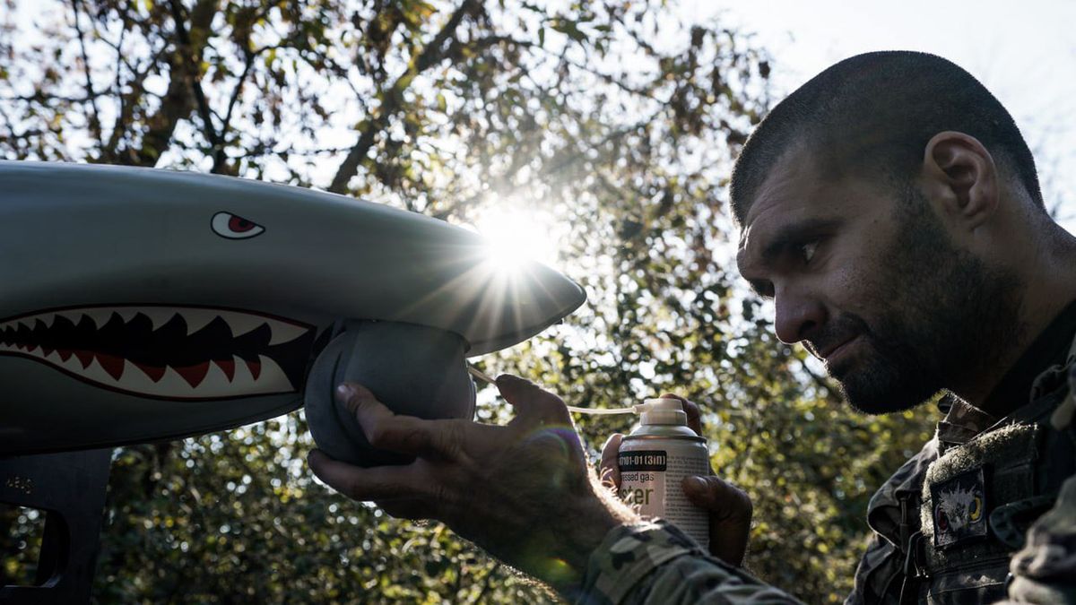 Tak prezentuje się ukraiński dron UAV Shark