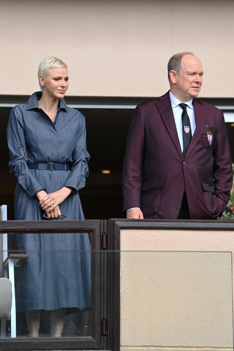 Księżna Charlene na turnieju rugby w Monako