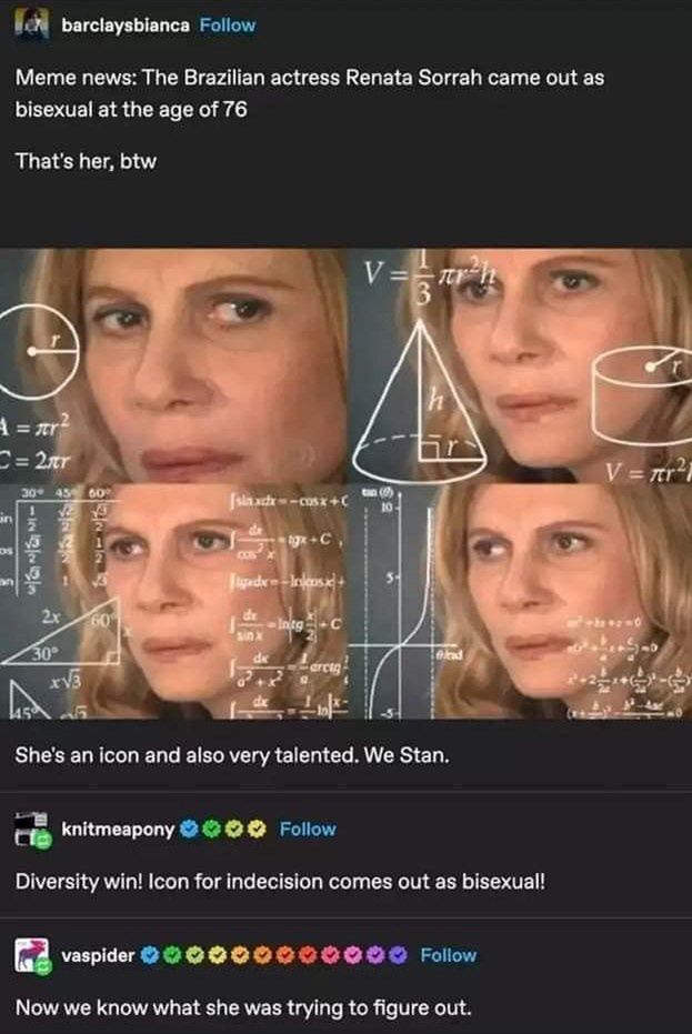 Znana z memów "Math Lady" Renata Sorrah ujawniła prawdę o sobie