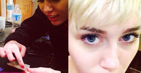 Miley chwali się TATUAŻEM NA WARDZE! (FOTO)