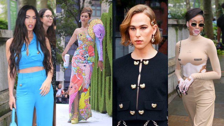 Gwiazdy na noworjorskim pokazie Moschino
